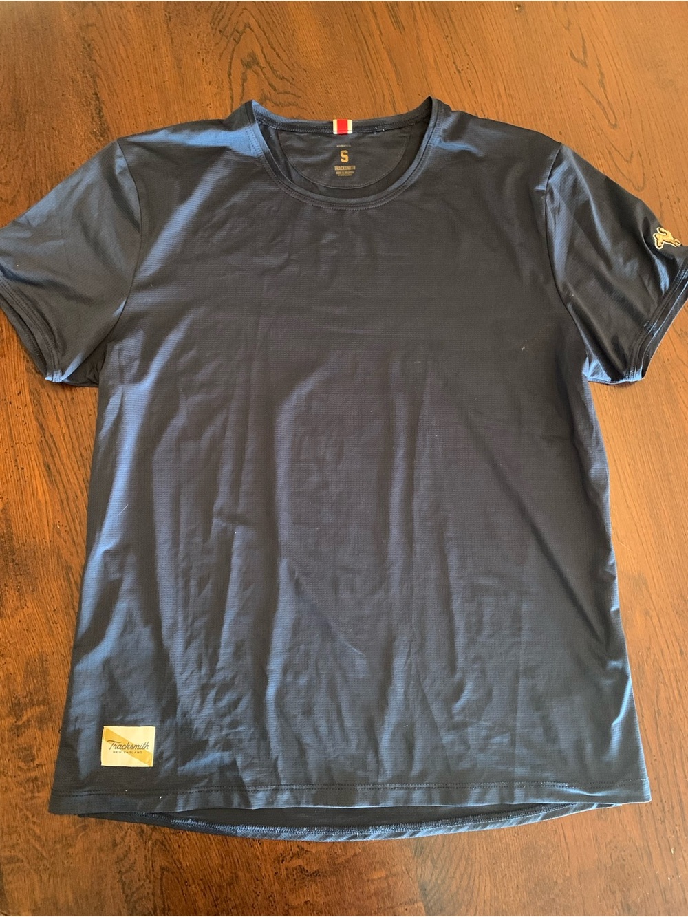 Tracksmith Navy Short Sleeve Crew Tee